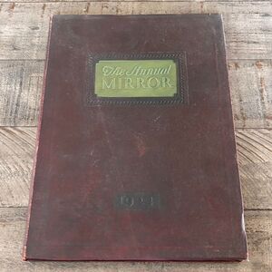 Annual Mirror 1924 Lima Central High School Yearbook  – Lima, Ohio